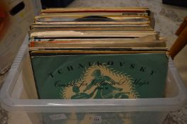 Quantity of classical records etc.