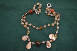 A decorative necklace.