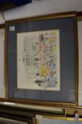 Drummond, Silver Jubilee 1977, limited edition colour print, pencil signed and two other items.