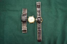 Three various watches.