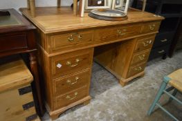 A pine dressing table or desk.