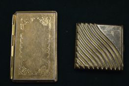 A small mirror and compact.