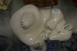 Thanaud, Lemoge, a sleeping polar bear.