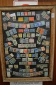 Stamps, a good large collection of British and Commonwealth stamps, some framed and glazed, the