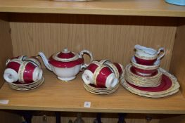 A Paragon china eight place tea service.