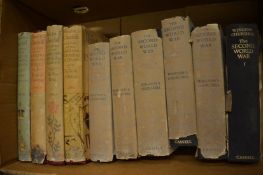 Winston Churchill, The Second World War, six volumes, 1949-1954 together with Winston Churchill, A