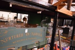 Household and decorative glassware.