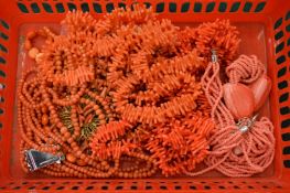 Coral necklace and other similar items.