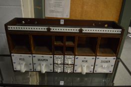 A French kitchen storage unit.