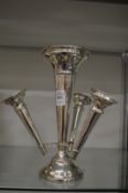 A silver epergne.