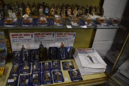 Del Prado, Men at War no: 1-100, some in original packaging, complete with the accompanying