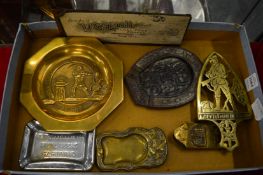 Various advertising dishes etc.