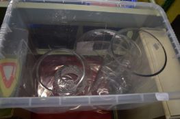 Decorative and household glassware.