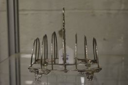 A good silver toast rack.