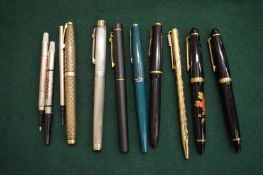 Various pens.