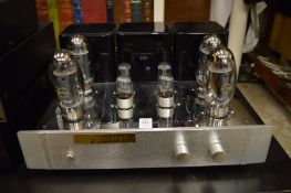 A Separo P88I vacuum tube stereo integrated amplifier.