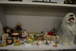 A large Beswick old English sheep dog no: 2232 together with other collectable china.