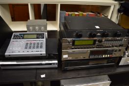 Hi-fi equipment to include a Yamaha CDR1000, a Roland XV5080 expansion/sample playback and other