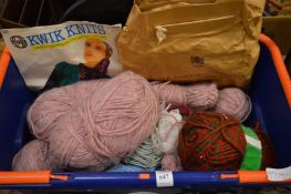 Knitting wool.