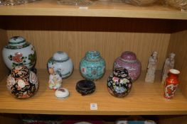 Chinese ginger jars etc.