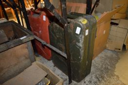 Two jerry cans.