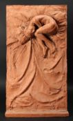 Paul Day (b. 1967), a sleeping female nude, terracotta, signed and dated 1997, height - 31