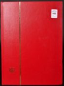 AN ALBUM OF BRITISH STAMPS. 16 pages.