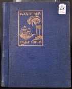 A STAMP ALBUM, various stamps.