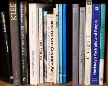 A boxed lot of art reference books.