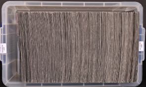 A COLLECTION OF BRITISH COMMONWEALTH STAMPS in Perspex sleeves, about 300.