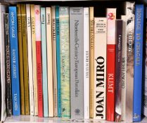 A boxed lot of art reference books.