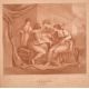 After Angelica Kauffman, 'Penelope', sanguine stipple engraving, 13" x 13" (33 x 33cm), along with a - Image 1 of 4