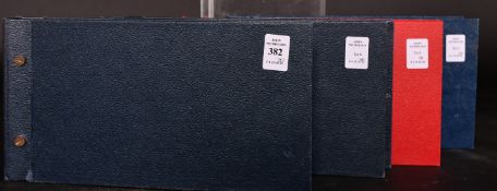 FOUR ALBUMS OF 150 FIRST DAY COVERS.