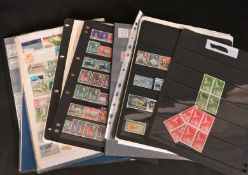 TWENTY SHEETS OF BRITISH COMMONWEALTH STAMPS, Victoria to Elizabeth II.