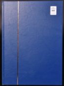 AN ALBUM OF UNUSED SINGLE AND GROUP BRITISH STAMPS.