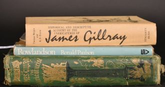 Three volumes relating to the works of Gillray and Rowlandson, (3).