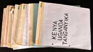 COMMONWEALTH STAMPS: MONTSERRAT, NEW FOUNDLAND 1947, ST. KITTS 1963, NIGERIA 1972, MALAWI 1970,