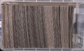 A COLLECTION OF BRITISH COMMONWEALTH STAMPS in Perspex sleeves, about 300.