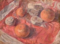 Georges Weissbort (1928-2013), a still life of oranges, 9.5