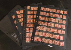 FIVE SHEETS OF VICTORIA ONE PENNY STAMPS (193), and others.