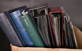 FIVE VARIOUS EMPTY ALBUMS.