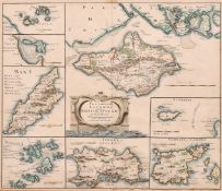 Robert Morden, late 17th/ early 18th Century engraved map, 'The Smaller Islands in the British