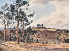 Claude Muncaster (1903-1974), 'The Camel, Ashdown Forest', watercolour, signed, with artist's