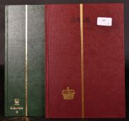 TWO STAMP ALBUMS of VARIOUS STAMPS. 30 pages plus loose stamps.