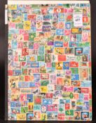 AN ALBUM OF VARIOUS STAMPS. 9 pages.