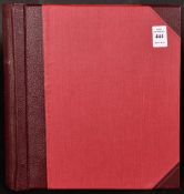 AN ALBUM OF UNUSED SINGLE AND GROUP BRITISH STAMPS