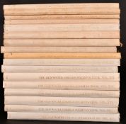 The Old Water-Colour Society's Club Annual Volumes, 1936-1953, 17 consecutive volumes, many