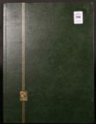 AN ALBUM OF BRITISH STAMPS, many unused. 18 pages.