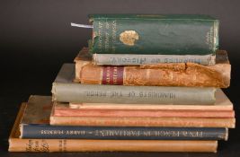 A collection of 9 volumes relating to political sketches and caricatures, (9).