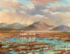Paul O'Flaherty (20th Century), 'Connemara Co Glaway, Ireland', oil on canvas, signed and dated
